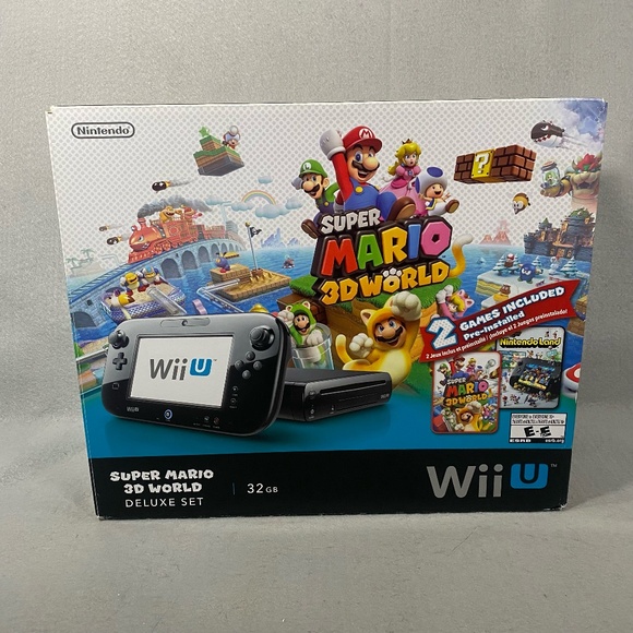 Nintendo Wii U Super Mario 3D World Deluxe Console System *Box Only* - Picture 1 of 7